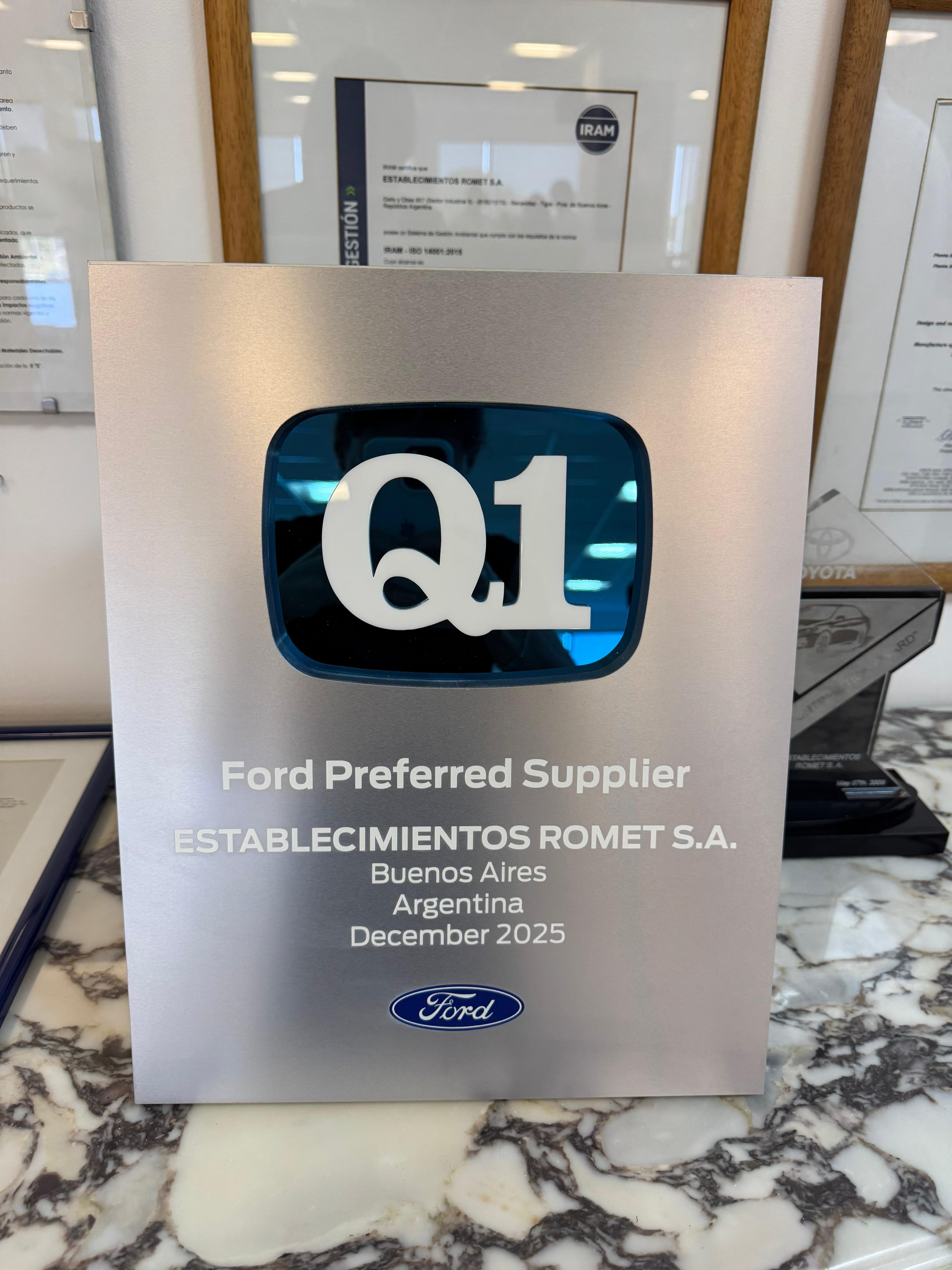 Recertificación Q1 Ford